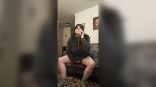 sexy hungry mommy talks to stepson on cell phone during the time that this guy masturbates until this guy finishes