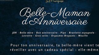 [French audio porn] Stepmom has a very specific gift for your birthday